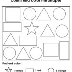 Color The Shape Worksheets Activity Shelter