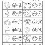 Consonant Blends Worksheets For Kindergarten