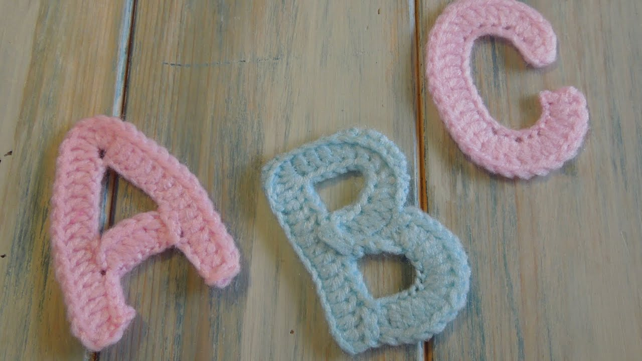  crochet How To Crochet Letters A B P And C Yarn 