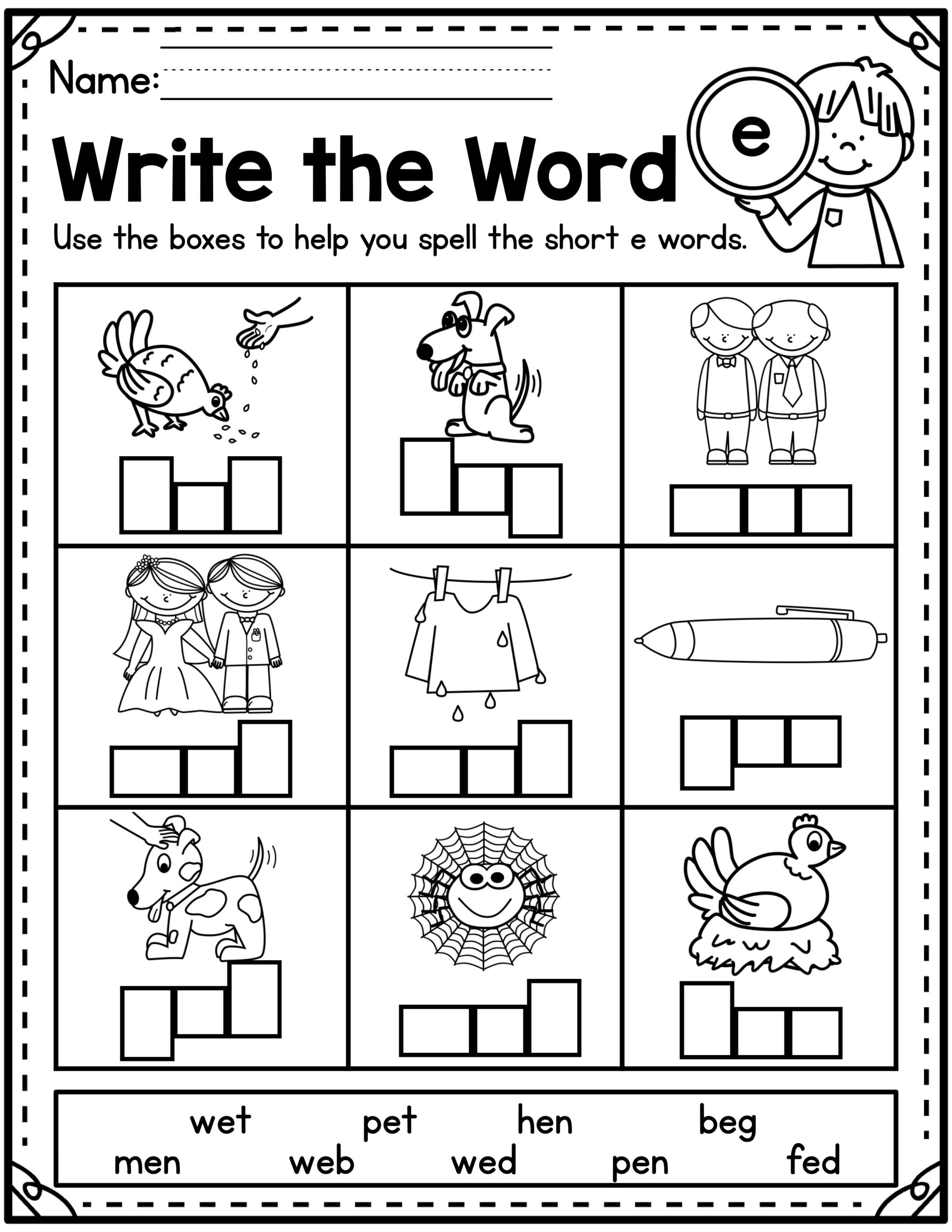 CVC Worksheets For Kindergarten Made By Teachers