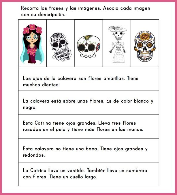 Day Of The Dead Spanish Reading Activity Spanish Reading 