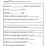 Earth Planet Worksheet Have Fun Teaching