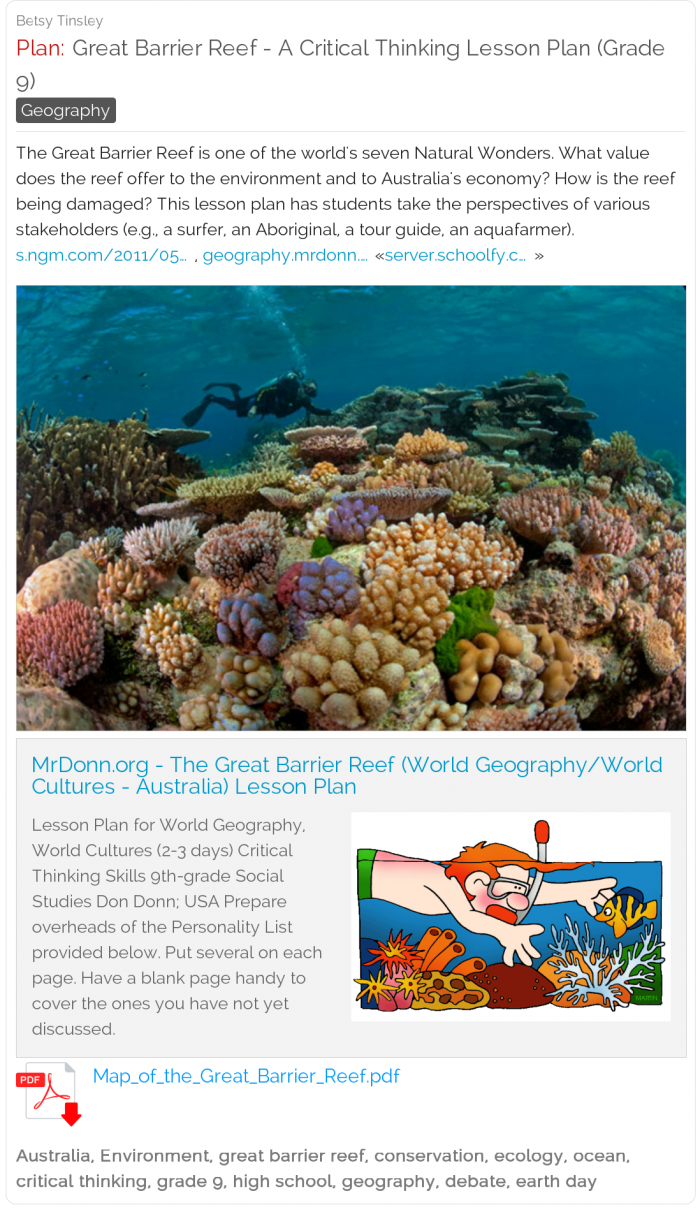 Earth s Ecosystem The Coral Reef Worksheets 99Worksheets