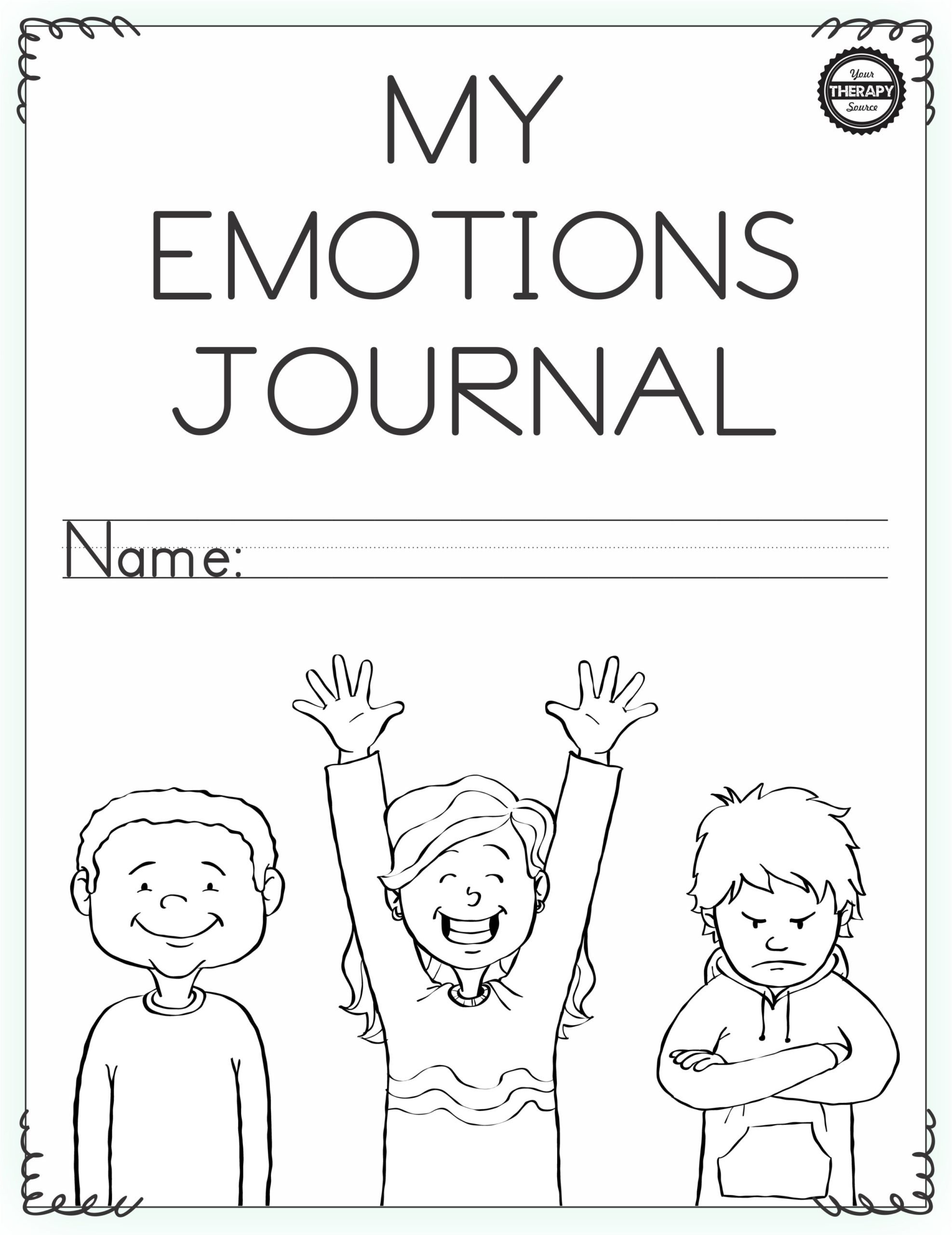 Emotional Regulation Worksheets For Boys And Girls 