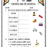 Energy And Its Sources Worksheet