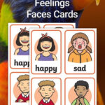 Feeling Faces Cards Feelings Faces Expressing Emotions