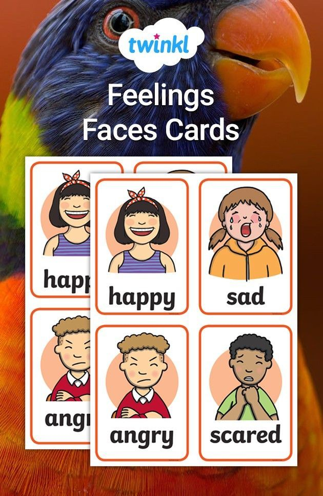 Feeling Faces Cards Feelings Faces Expressing Emotions 