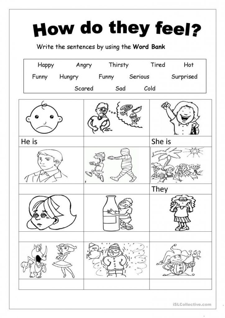 Feelings Worksheet Free ESL Printable Worksheets Made By