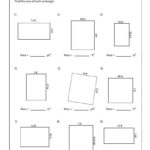 Find The Area Of Each Rectangle Rectangle Worksheet
