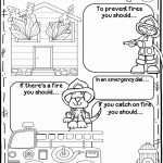 Fire Safety Worksheets For Preschoolers Fire Safety