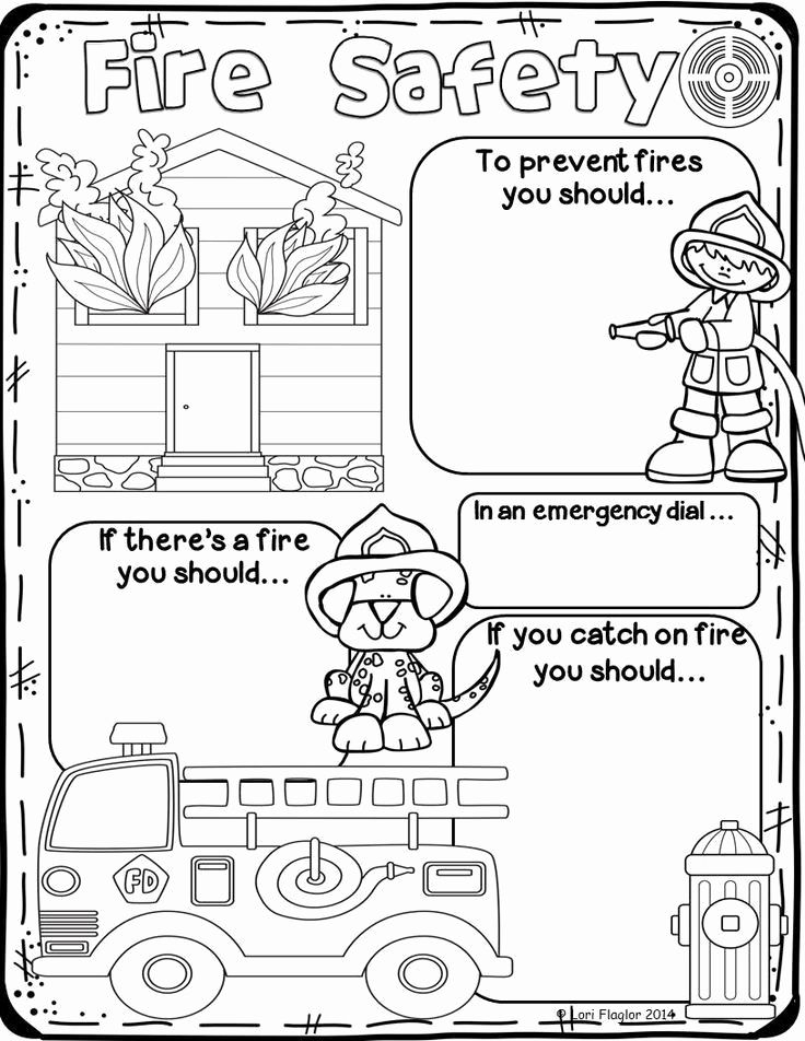 Fire Safety Worksheets For Preschoolers Fire Safety 