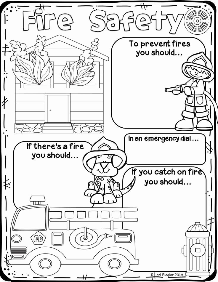 Fire Safety Worksheets For Preschoolers Fire Safety