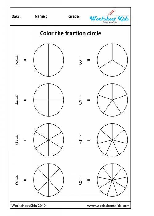 Printable Fraction Worksheets For Grade 1 AlphabetWorksheetsFree Printable Fraction Worksheets For Grade 1 AlphabetWorksheetsFree