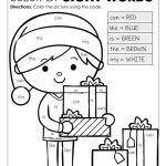 FREE Christmas Printables Kindergarten Reading Sight