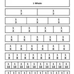 Free Fraction Strips Printable Worksheets