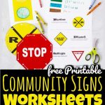 Free Printable Community Signs Worksheets In 2020