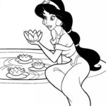Free Printable Jasmine Coloring Pages For Kids Best