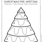 Free Printable Pre Writing Christmas Preschool Worksheets