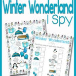 Free Printable Winter I Spy Practice Counting Snowmen