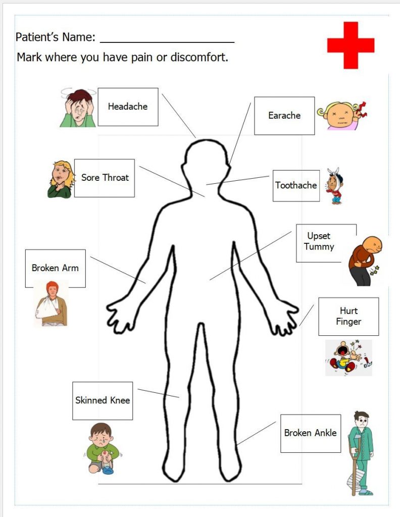 Free Printable Worksheet For Doctor S Office Pretend Play