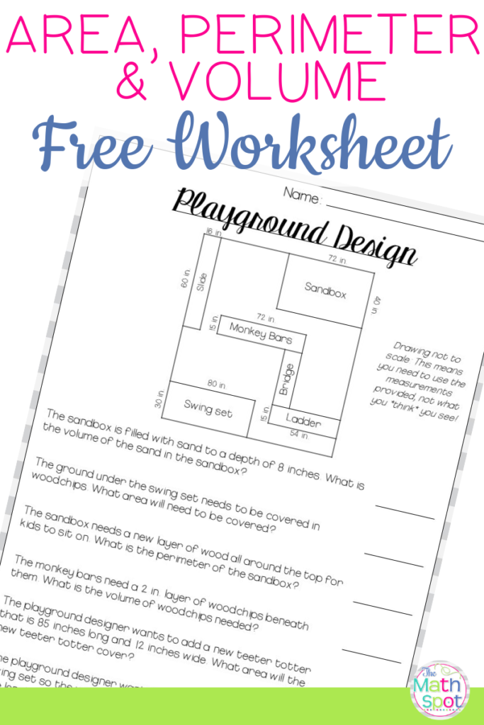 Free Volume Worksheet Perimeter Worksheets Volume