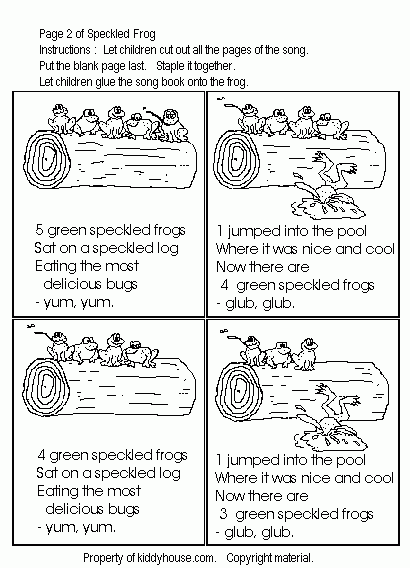 Frog Worksheets Kiddyhouse Themes frogs worksheets html
