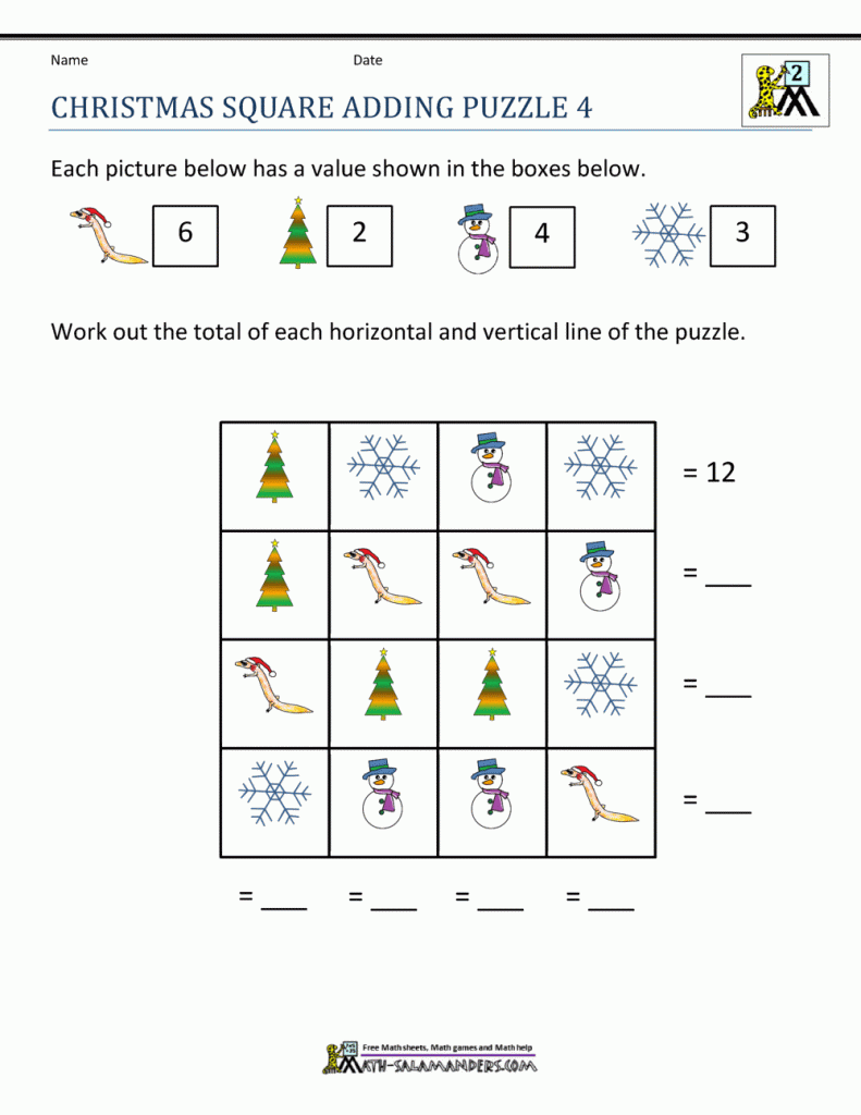 Fun Christmas Maths Worksheets Ks2 Times Tables Worksheets