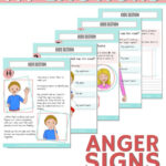 Fun Emotions Worksheets For Kids Anger Management For