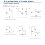 Geometry Shapes Worksheets Area And Perimeter Maths