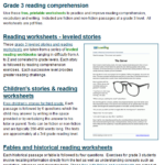 Grade 3 Reading Comprehension Workbook Pdf