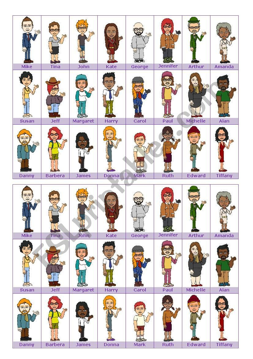 Guess Who Who Is It Worksheet Describing People