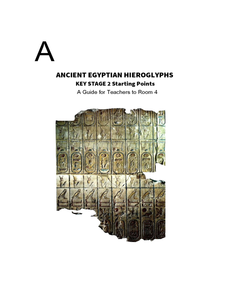 Hieroglyphic Alphabet Chart 3 Free Templates In PDF