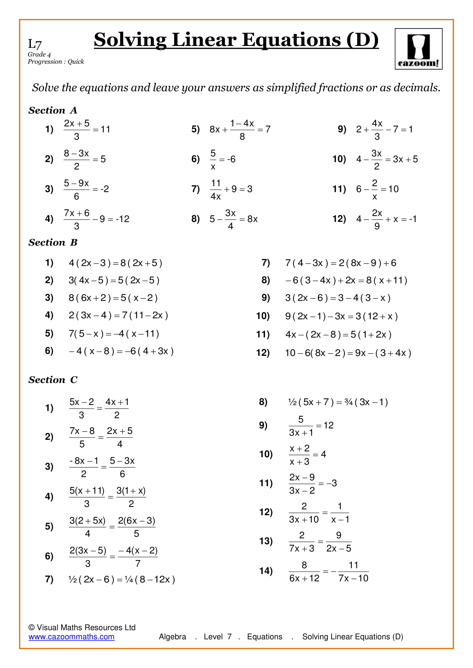 High School Algebra Worksheets With Answers Worksheets 
