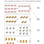 Kindergarten Addition With Sum Up To 20 Worksheets