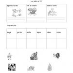 Kindergarten Learn French Language Worksheet Printable
