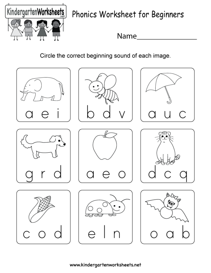 Kindergarten Phonics Worksheets Pdf Worksheets Free Download ...