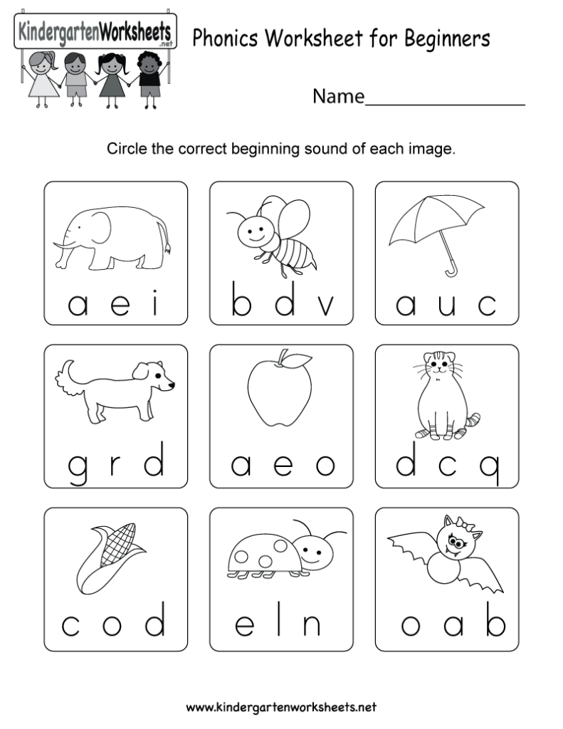 Kindergarten Phonics Worksheets Pdf Worksheets Free Download
