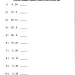 Least Common Multiple Worksheet Customizable And