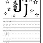 Letter J Worksheet For Kindergarten Preschool And 1 St