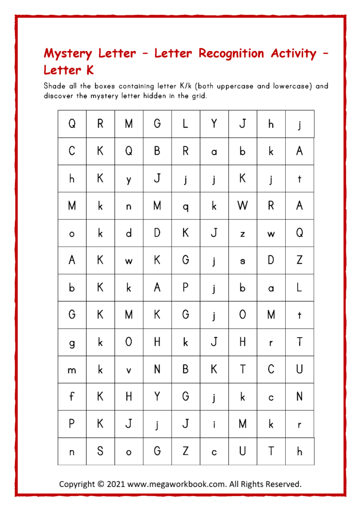 Letter K Worksheets Letter K Activities For Preschoolers