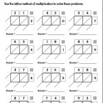 Multiplication Worksheets Lattice Method