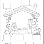 Nativity Worksheets For Kindergarten And First Grade