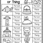 Nouns Worksheet For Sorting Between Person Place Or Thing