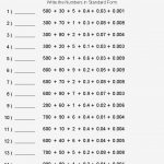 Place Value Worksheets 5th Grade For Educations Place