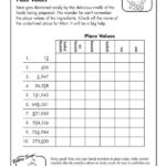 Place Values 3rd Grade Math Worksheets For Kids On Place
