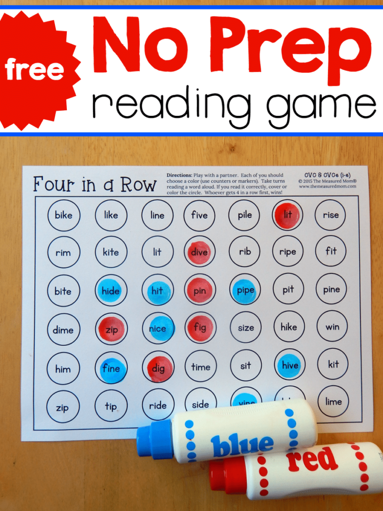 Practice Reading I E Words With These Quick Games The