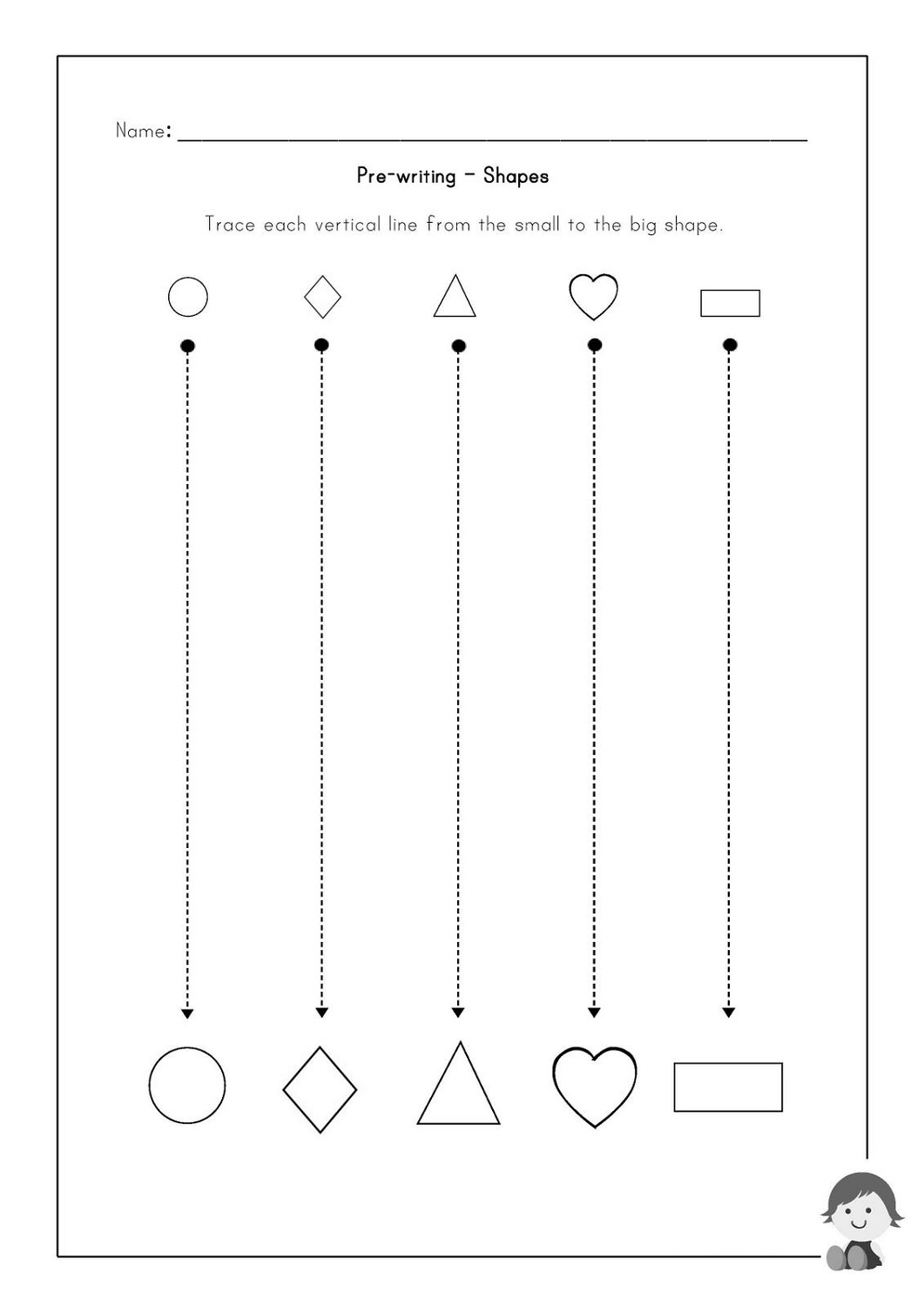 Pre K Shapes Worksheets Activity Shelter