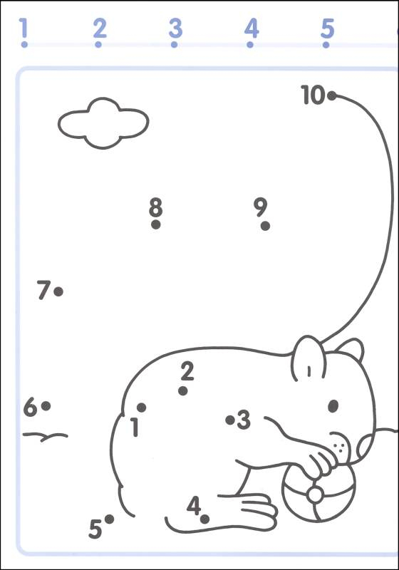 Preschool Connect The Dots Worksheets 1 10 1365542 Free 