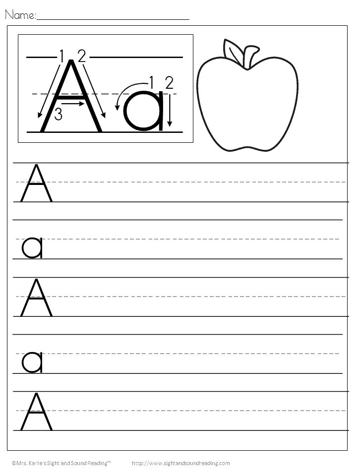 Preschool Handwriting Worksheets Free Practice Pages 