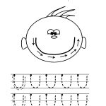 Printable A4 Tracing Drawing Worksheets For Kindergarten
